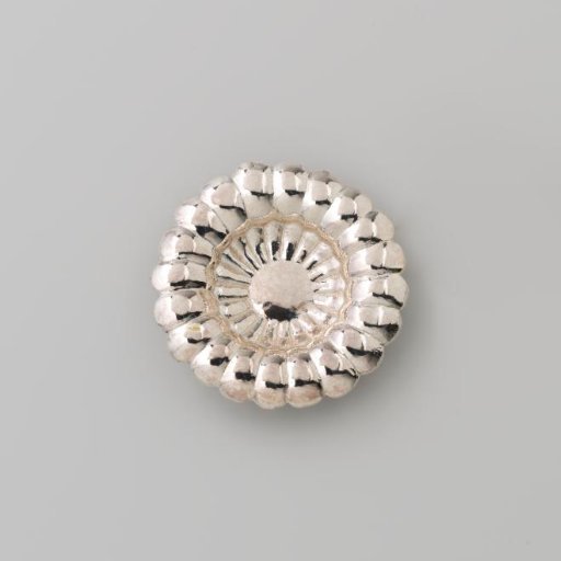 Silver Fruit Dish, Pleated
