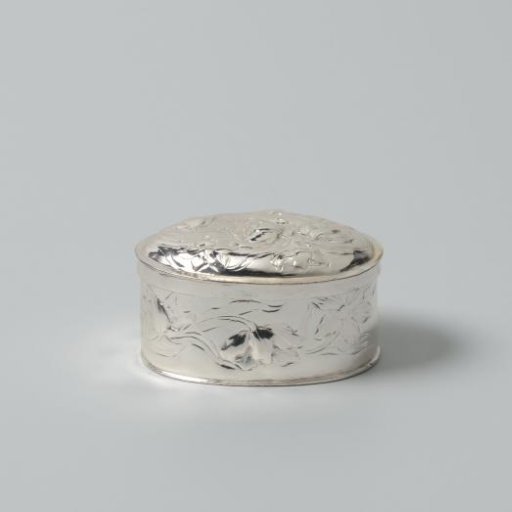 Silver Toilet Box