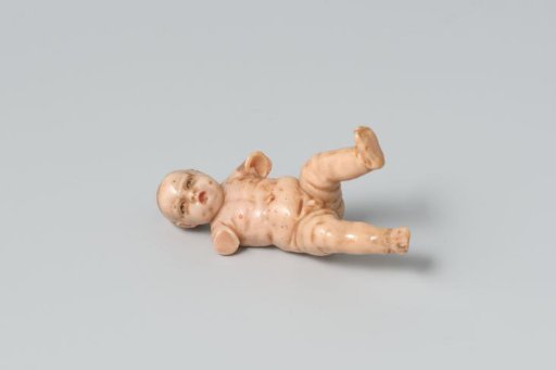 Doll, representing a naked baby boy