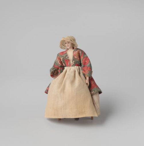 Doll, representing the nursemaid as a seamstress