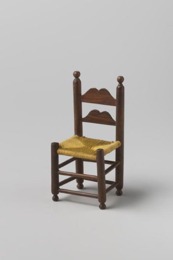 Chair of walnut