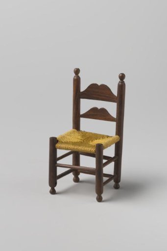Chair of walnut