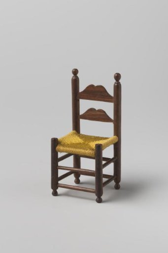 Chair of walnut
