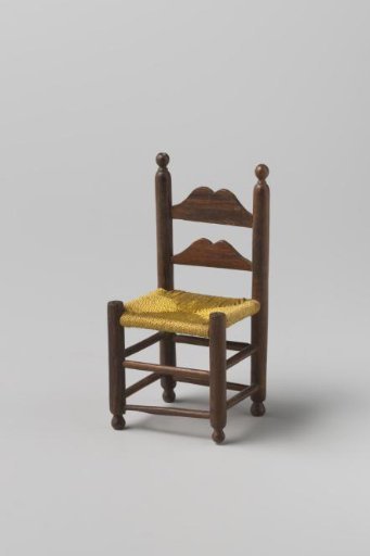 Chair of walnut