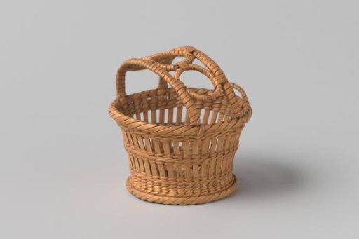 Fire basket of woven willow twigs