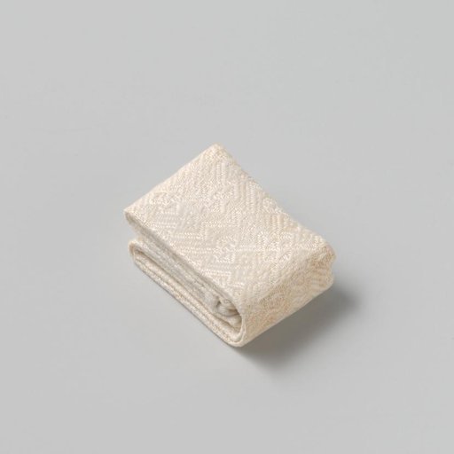 Napkin, damask with a pelican pattern