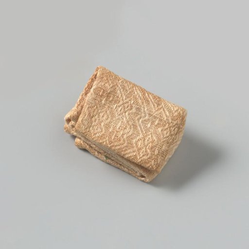 Napkin, damask with a pelican pattern