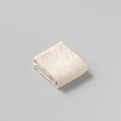 Napkin, damask with a pelican pattern