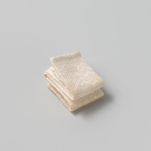 Napkin, damask with a pelican pattern