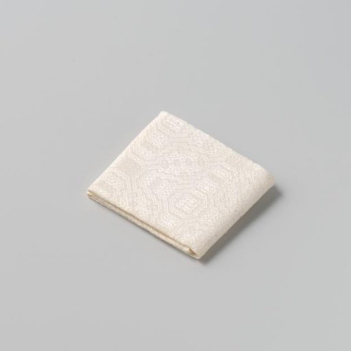 Towel, damask with a pelican pattern