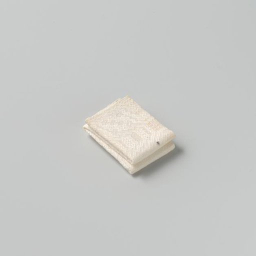 Napkin, linen damask with a pelican pattern