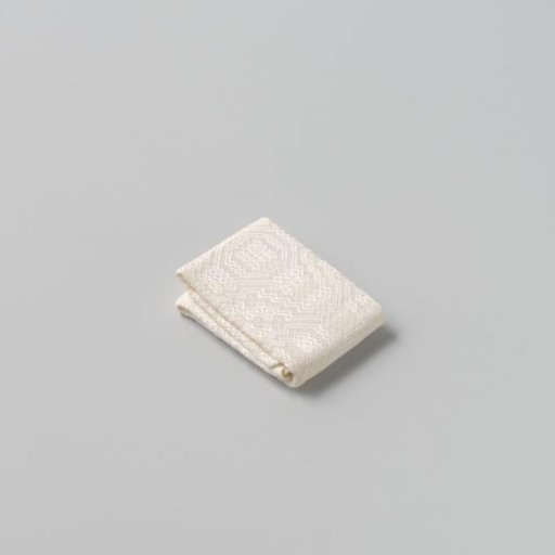 Napkin, linen damask with a pelican pattern