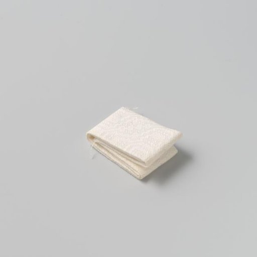 Napkin, linen damask with a pelican pattern