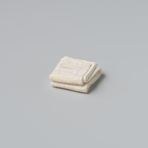 Napkin, linen damask, with the text: 'c t', 'Malines' and mirrored: 'Ma'