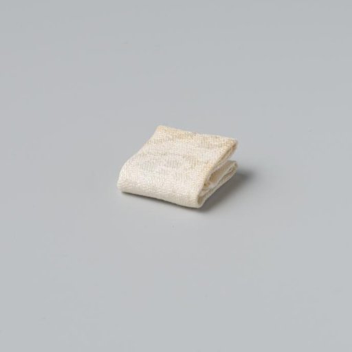 Napkin, linen damask, with the text: 'Overijssel' and 'Groe' in mirror image
