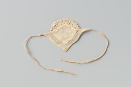 Fontanel cloth of linen, triangular