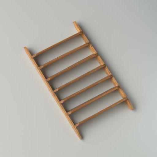 Ladder of walnut