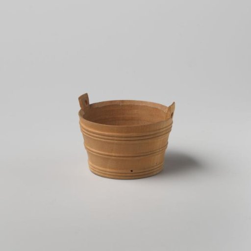 Wash tub of maple wood