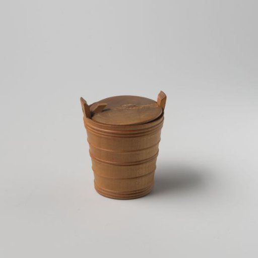 Meat tub of maple wood