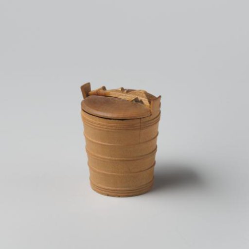 Meat tub of maple wood