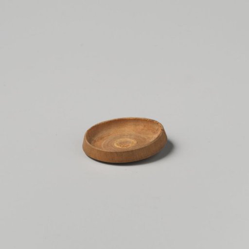 Lid, turned from maple wood