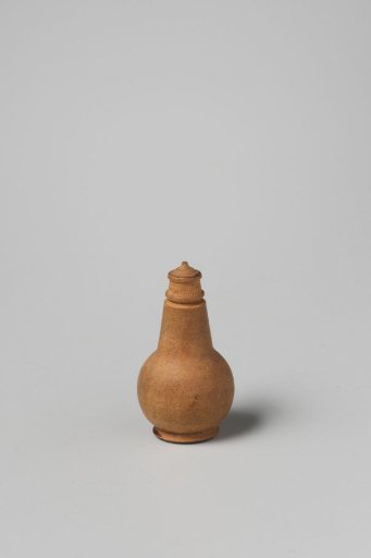 Bottle, turned from maple wood