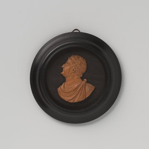 Relief with portrait of an emperor