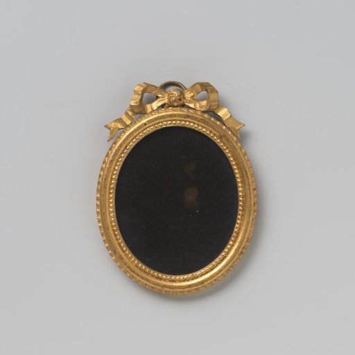 Frame for miniature of tin-lead alloy