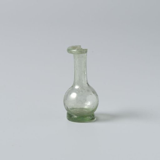 Bottle, with a round belly and an outwardly flared rim
