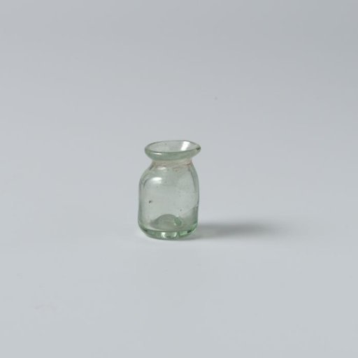 Storage bottle, cylindrical, with a blown-in base