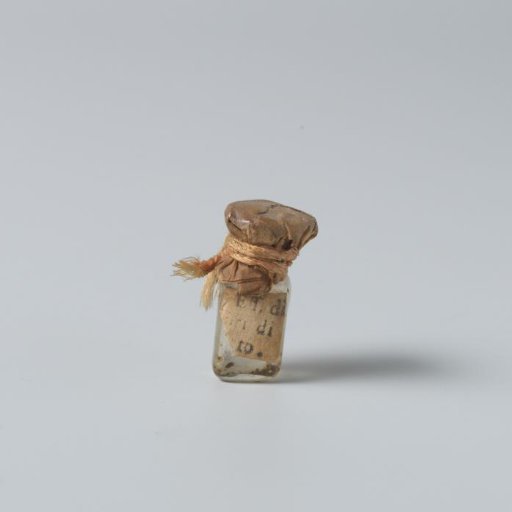 Storage bottle with a square body