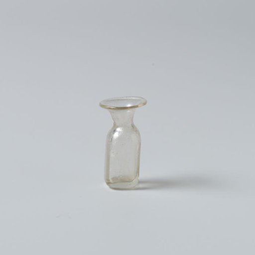 Storage bottle with a square body