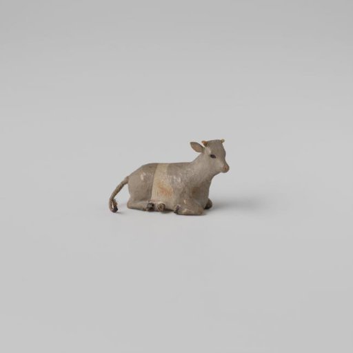 Recumbent cow