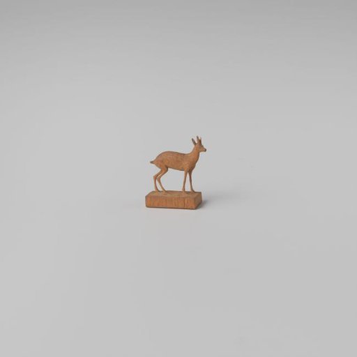 Goat, standing on a mountain plateau