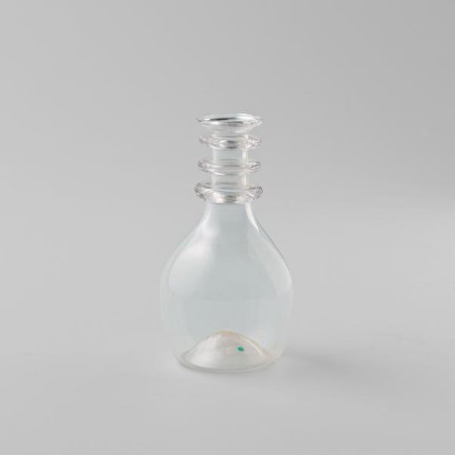 Flask, with three blown rings on the neck