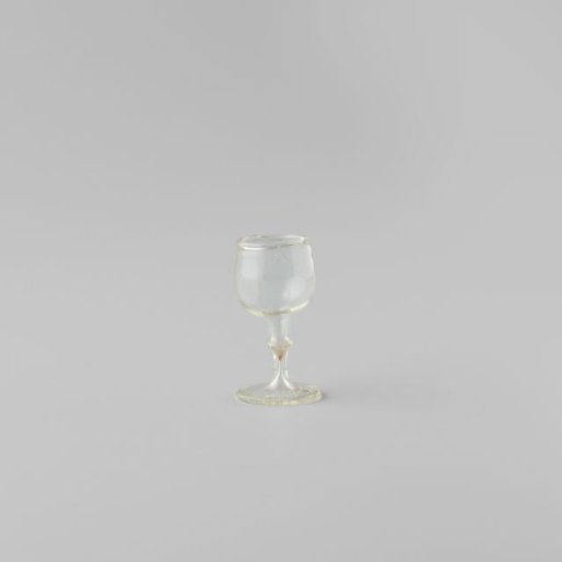 Goblet, with a round bowl on a stem with a knop