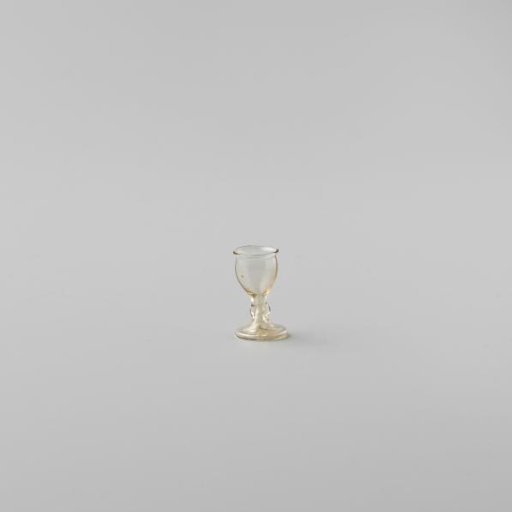 Goblet, with a bowl continuing into the stem