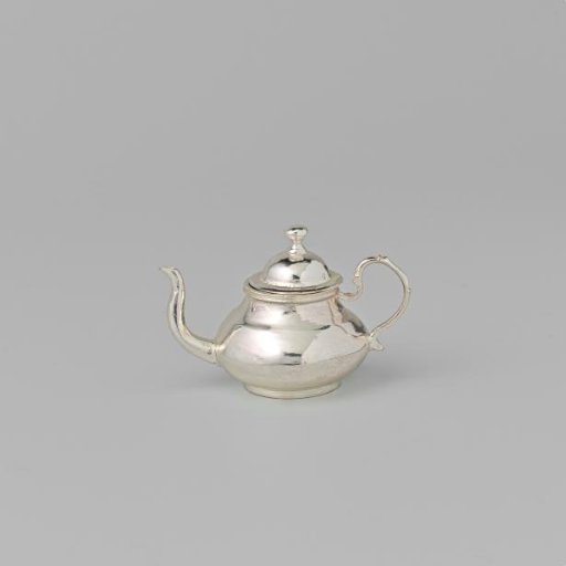 Silver teapot