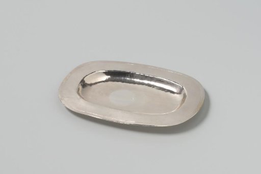 Silver lamp tray