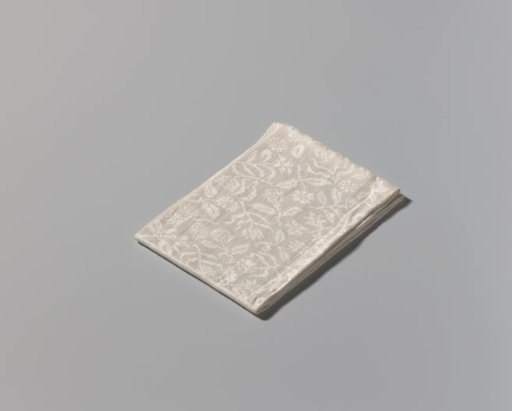Napkin with a floral pattern