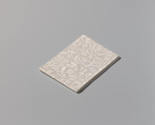 Napkin with a Floral Pattern