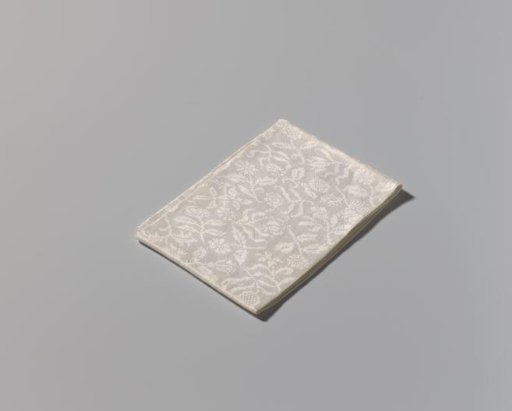 Napkin with a Floral Pattern