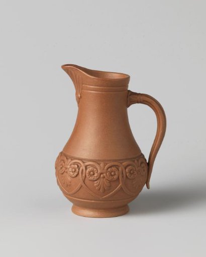Jug of red earthenware