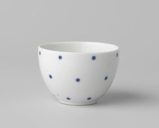 Cup with blue dots