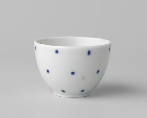Cup with blue dots