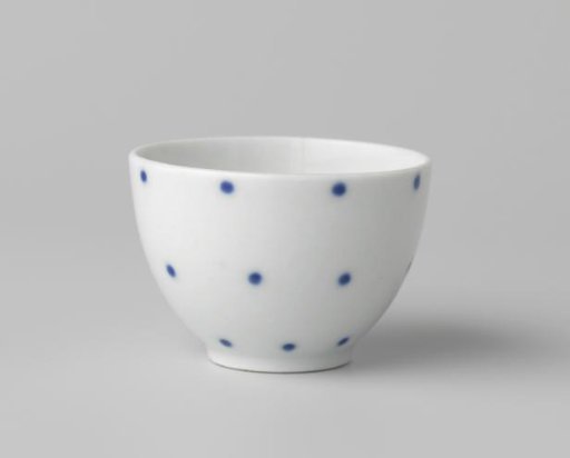 Cup with blue dots