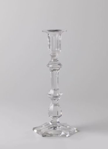 Candelabrum with cut facets