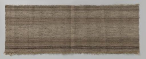 Fragment of a textile of hand-spun, undyed sheep's wool