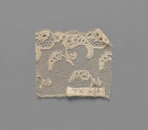 Steel Bobbin Lace with Tulle Ground