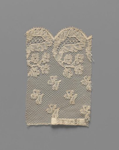 Steel Bobbin Lace with Mechlin Ground